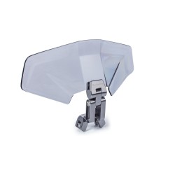 Déflecteur de bulle »VARIO-ERGO 3D+« - gris fumé